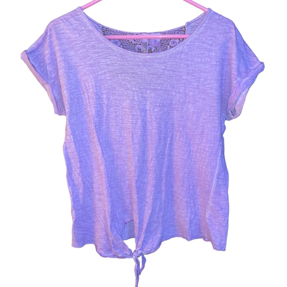 ‼️Route 66 - Purple Shirt w/ Lace - Size XL